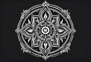 Aegisjalmur symbol tattoo idea