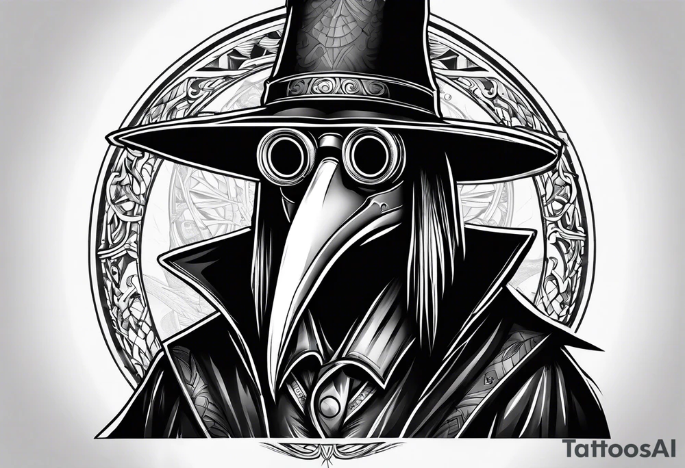 Plague doctor tattoo idea