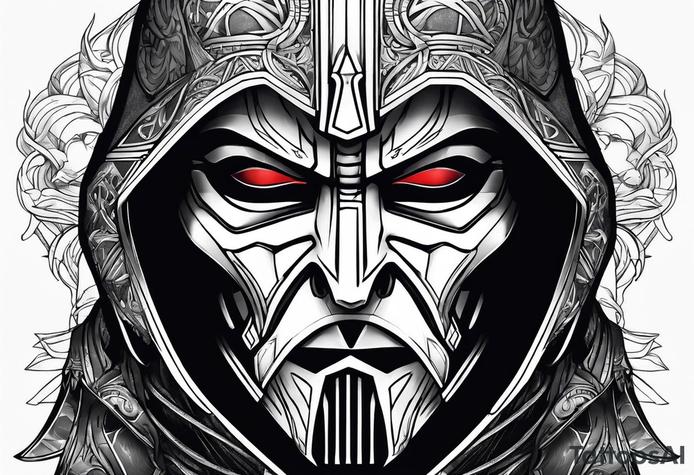 Sith Acolyte mask tattoo idea