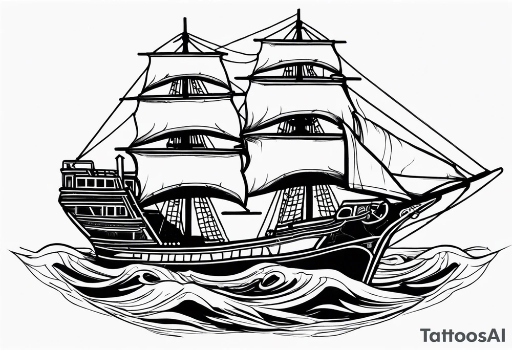 Ship
Albie and Crew tattoo idea