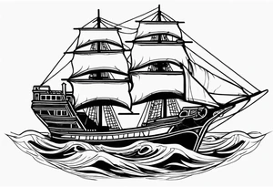 Ship
Albie and Crew tattoo idea