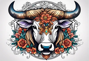 Taurus and cancer together tattoo idea