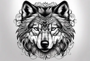 Limbo wolf for a male tattoo tattoo idea