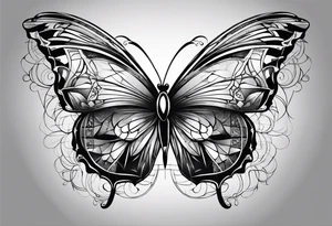 butterfly more manly tattoo idea