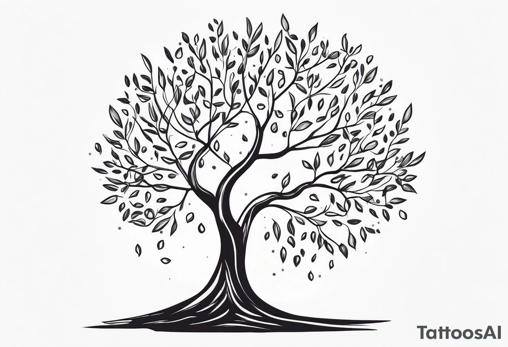 Tree seed tattoo idea