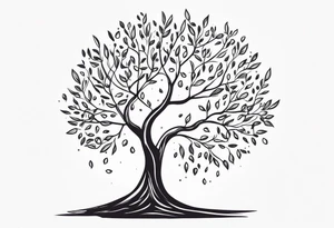 Tree seed tattoo idea