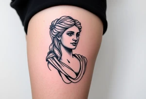 greek sculture 
female tattoo idea