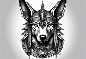 War Anubis and ra tattoo idea