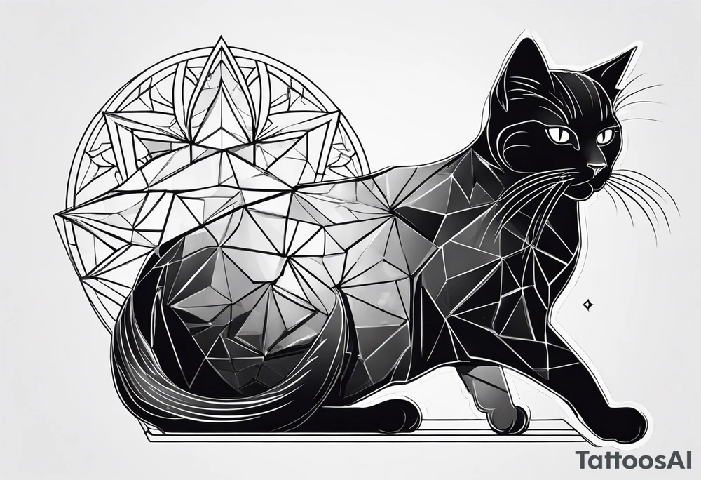 Black Cat tattoo idea