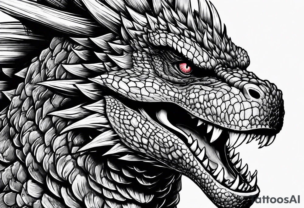 Godzilla millenium tattoo idea