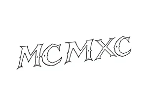 “MCMXC” tattoo idea