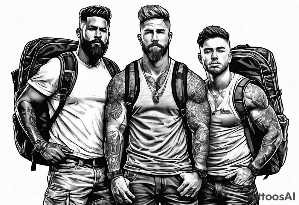 Rucking, brotherhood, fitness, GrowRuck tattoo idea