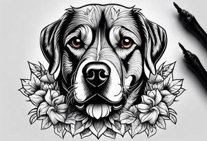 dog tattoo tattoo idea