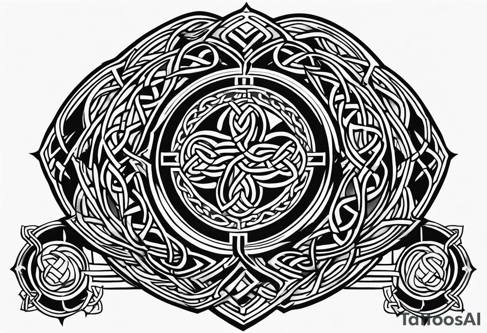 Celtic football club tattoo idea
