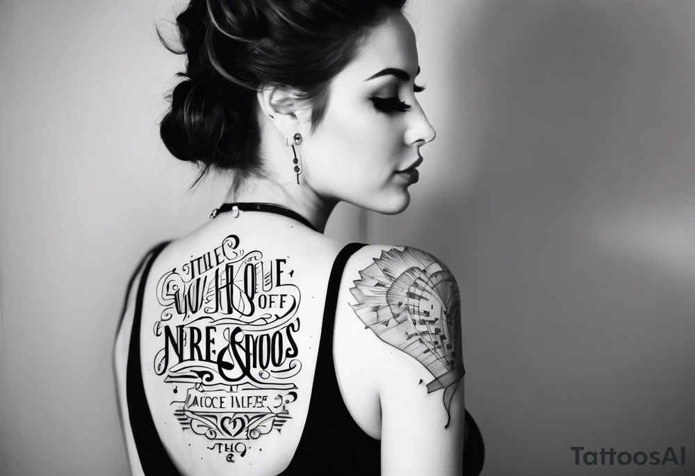 music tattoo idea