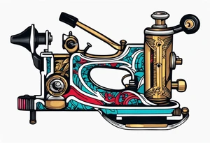 Tattoo machine tattoo idea