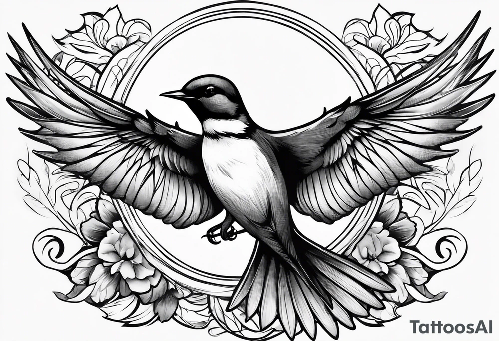 swallow tattoo idea