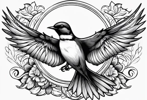 swallow tattoo idea