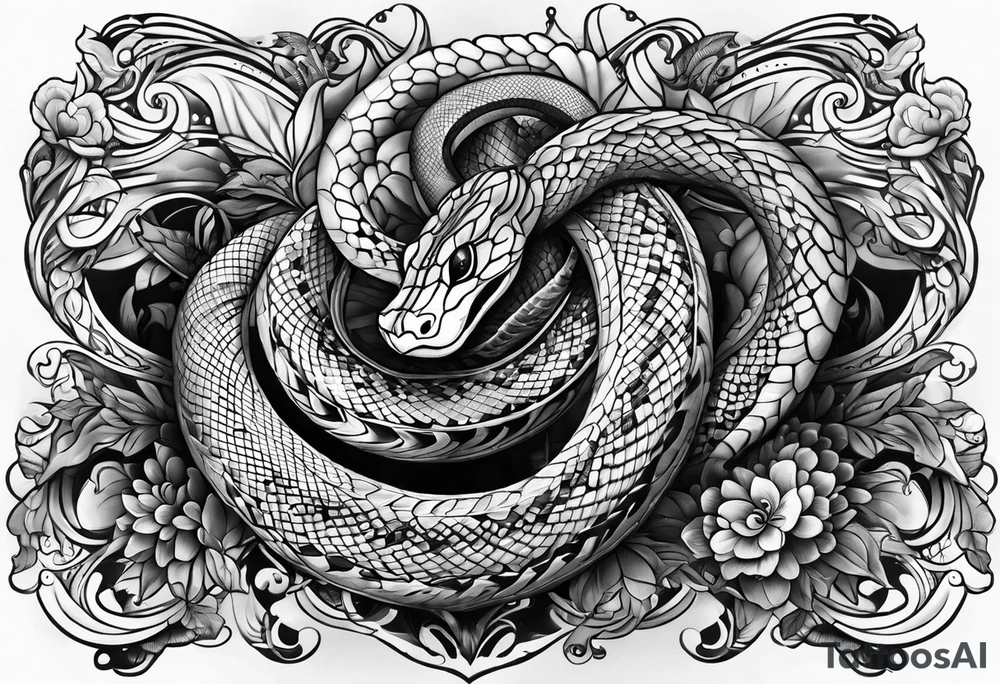 snake tattoo idea