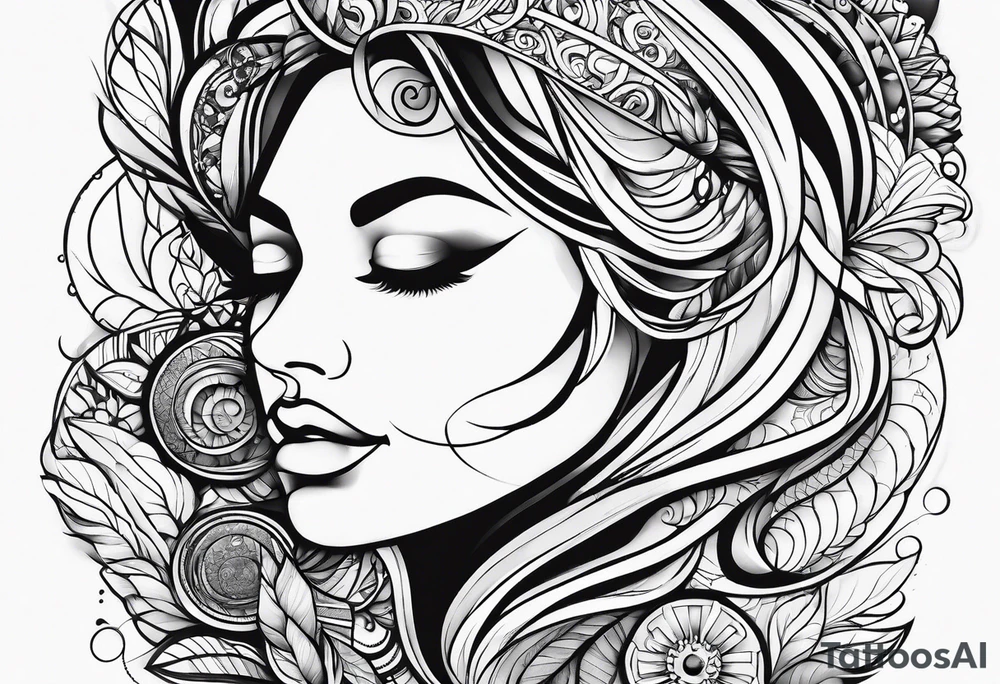 powerful but simple statement about motherhood tattoo idea