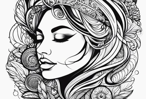 powerful but simple statement about motherhood tattoo idea