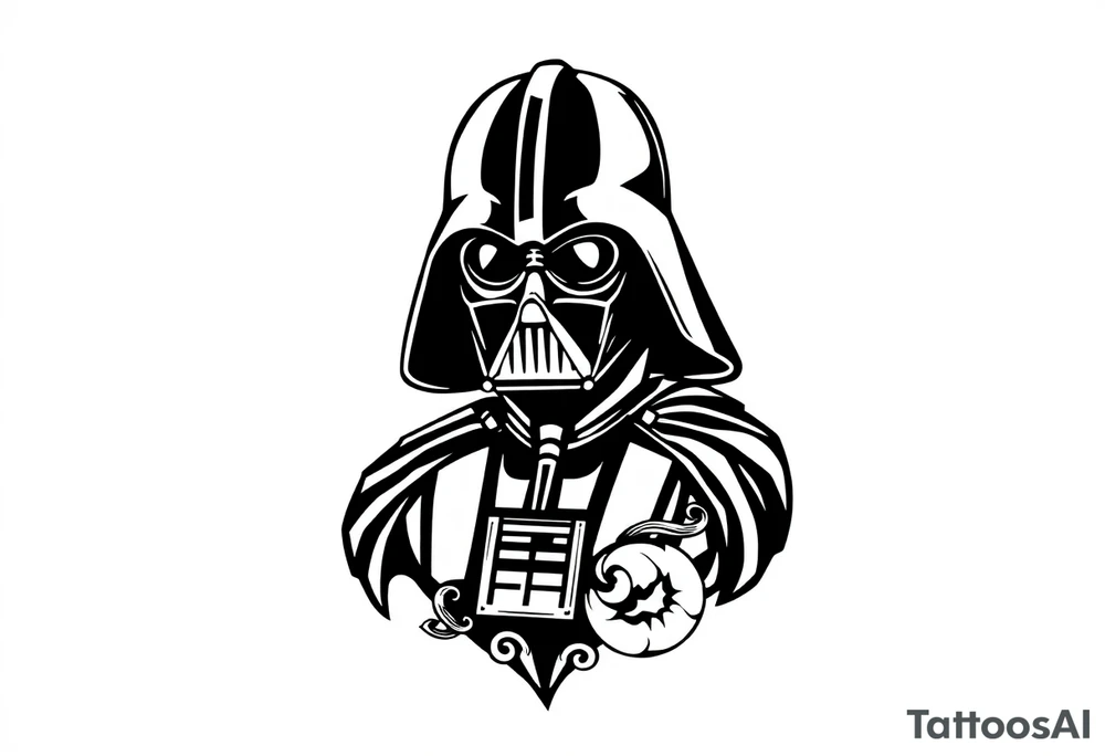 Darth Vader, skateboard tattoo idea