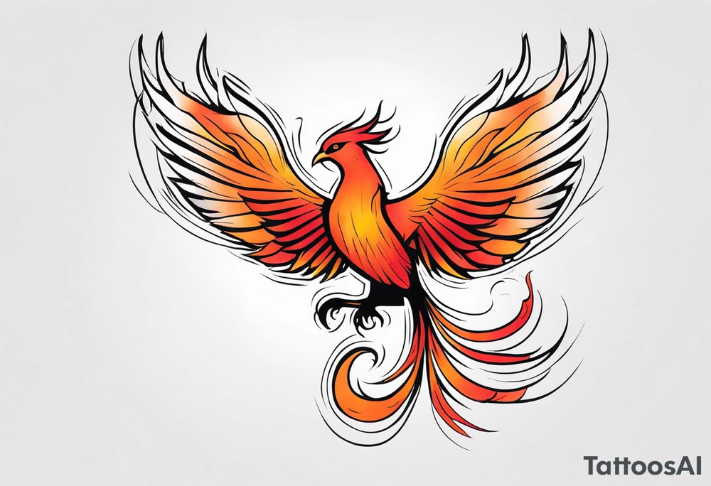 phoenix tattoo idea