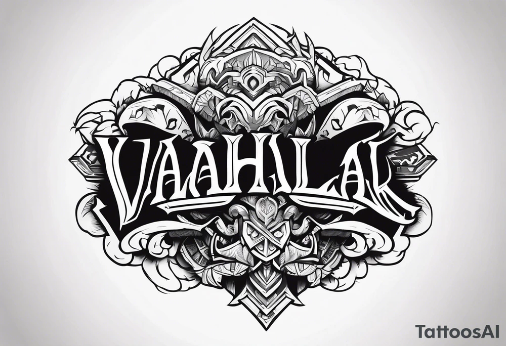 valhalla berserker tattoo idea