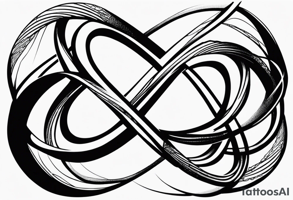 could you just draw an infinity symbol tattoo idea