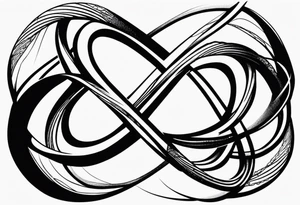 could you just draw an infinity symbol tattoo idea