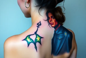 Peter Pan and
 Michael Jackson. tattoo idea