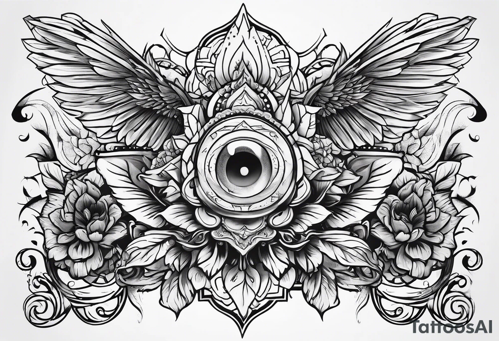 Neo traditional tattoo idea