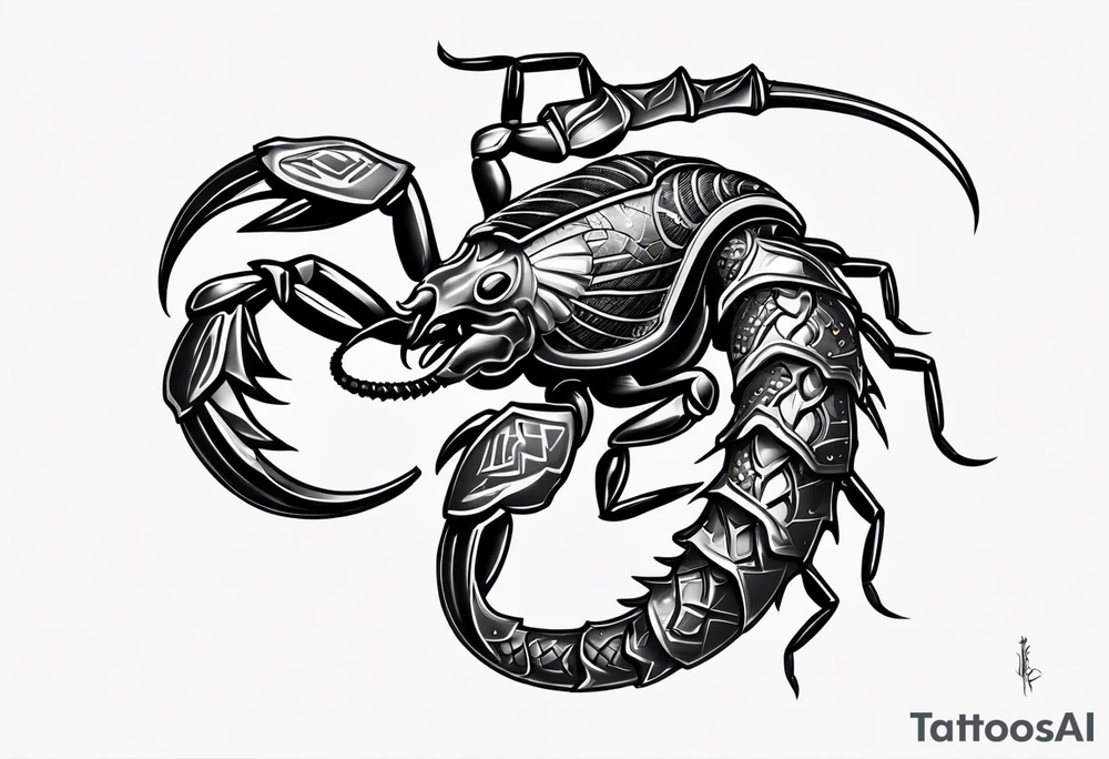 Scorpion tattoo idea