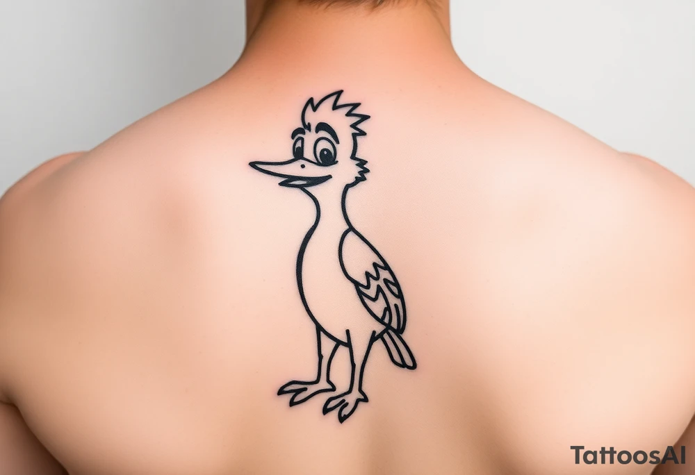 Woody the woodpecker  cartoon tattoo idea