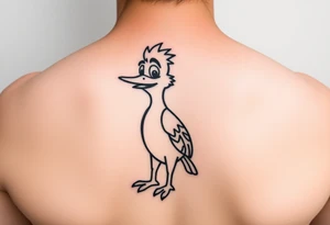 Woody the woodpecker  cartoon tattoo idea