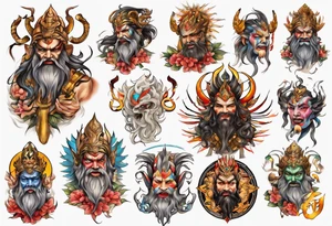 The god of dance tattoo idea