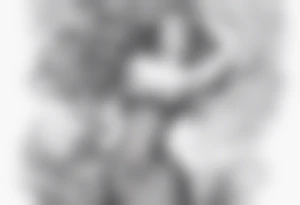 Mermaid with her arm up in the air above her head and smiling tattoo idea