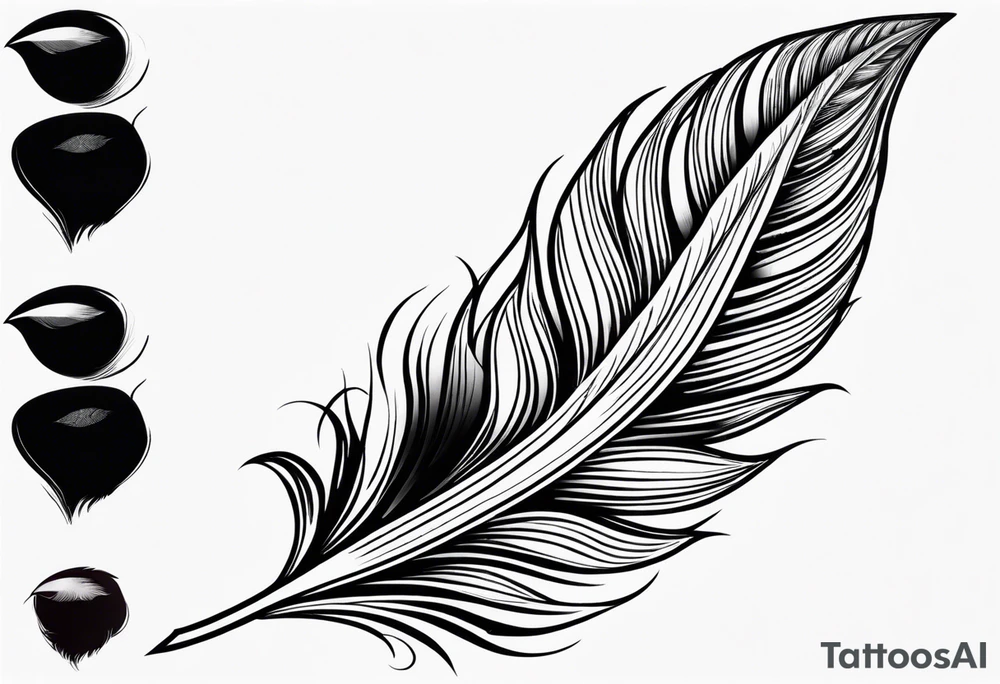 feather tattoo idea