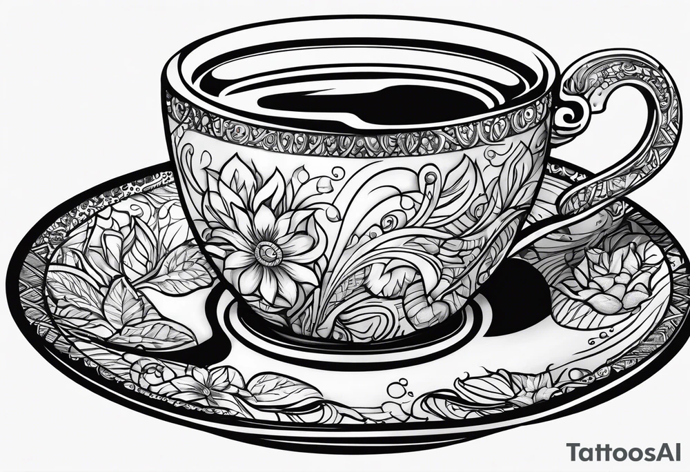 coffee tattoo idea
