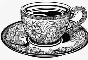 coffee tattoo idea