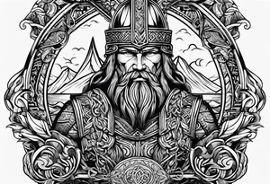 fingers tattoo vikings symbols style tattoo idea