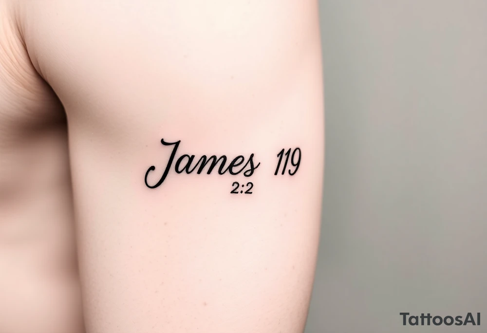 James 2:19 tattoo idea