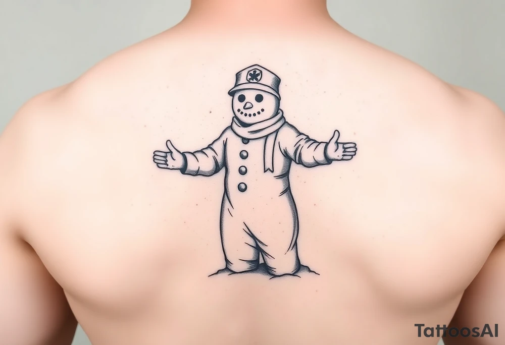 Paramedic  snowman tattoo idea