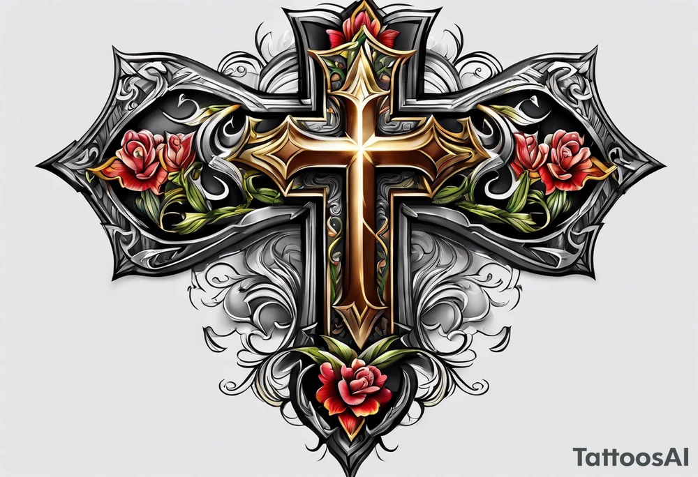 Cross tattoo idea