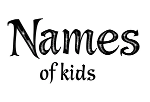 Names of kids tattoo idea