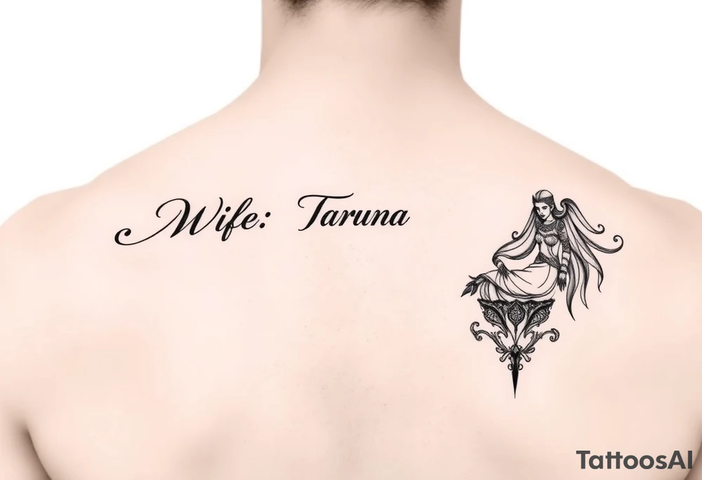 Wife: Taruna
Daughter: Aadya tattoo idea