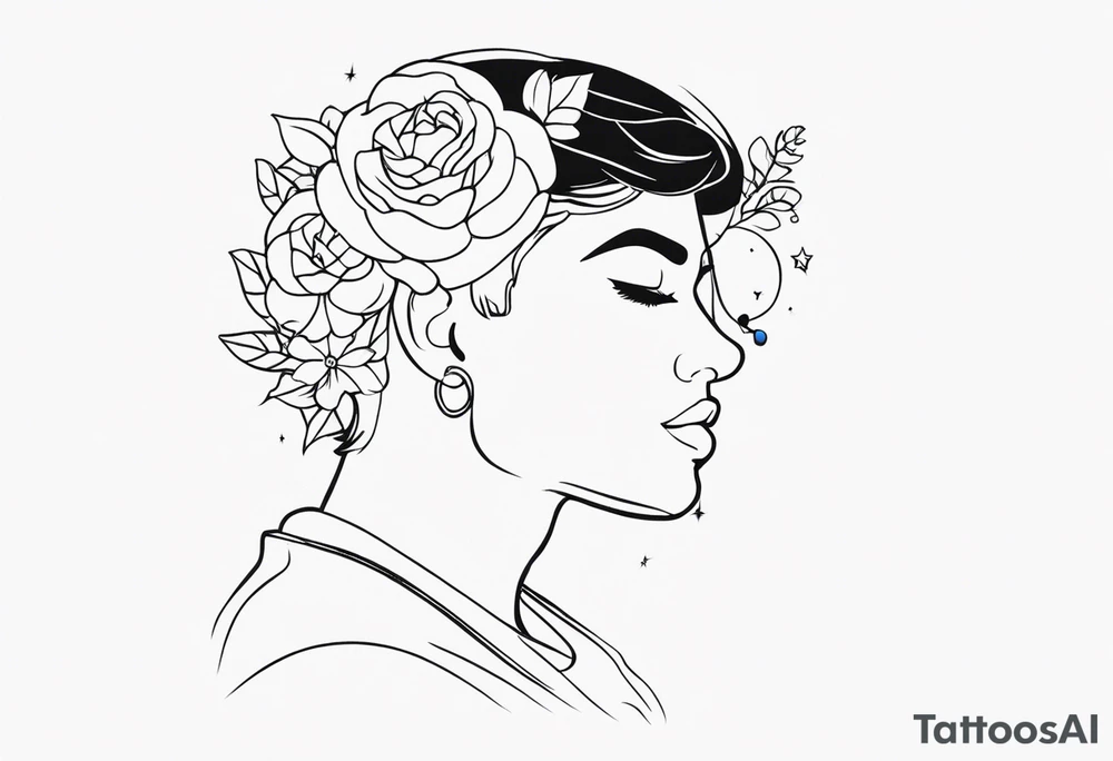 Gay outlines tattoo idea