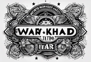 I want a tattoo containing the following two words "work hard" and "play hard". tattoo idea