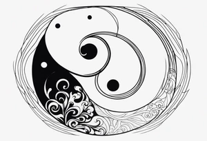 Yin and Yang tattoo idea