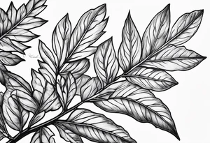 Rowan leaf tattoo idea